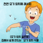 천연 모기 퇴치제 레시피